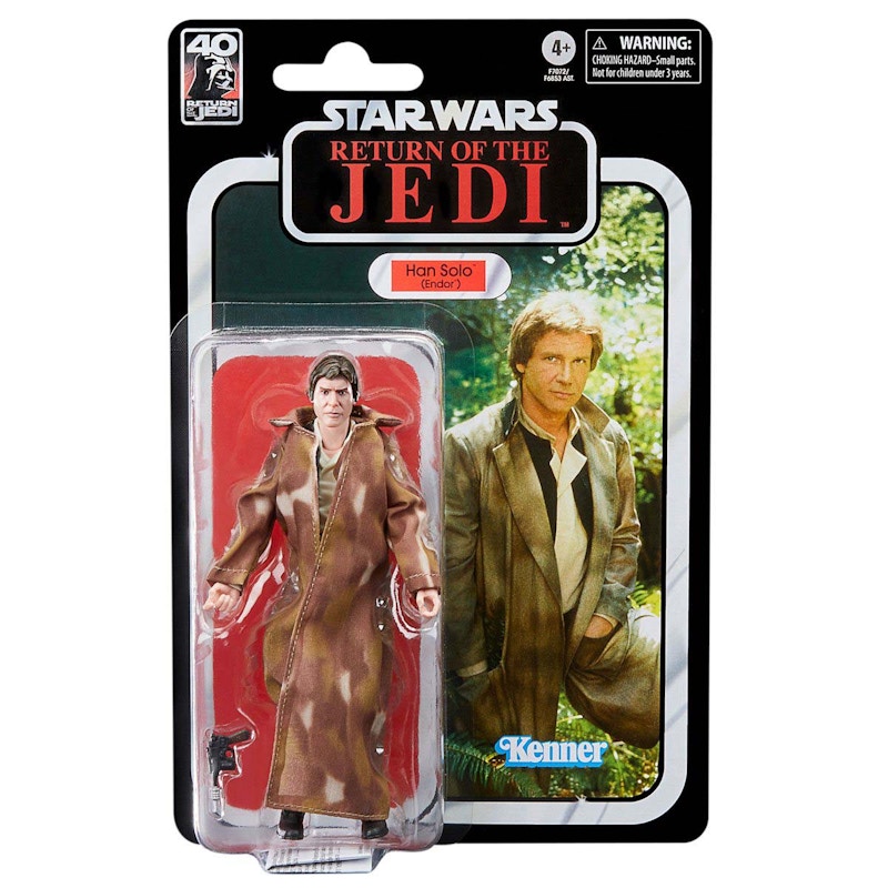 Hasbro Star Wars The Black Series ROTJ 40th Anniversary Han Solo (Endor) Action Figure