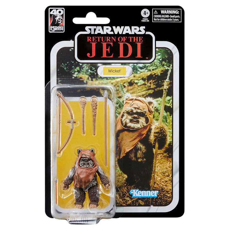 Hasbro Star Wars The Black Series ROTJ 40th Anniversary Wicket the Ewok Action Figure