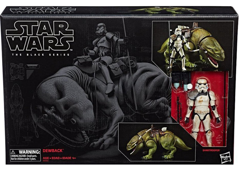 Hasbro Star Wars The Black Series Sandtrooper and Dewback Action Figure