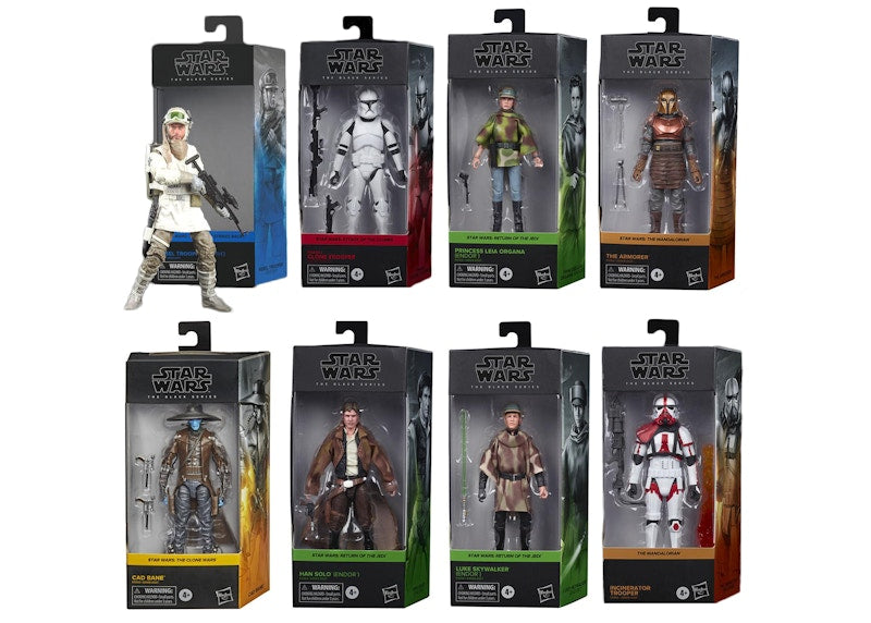 Hasbro Star Wars The Black Series Wave 37 Set of 8 Action Figure