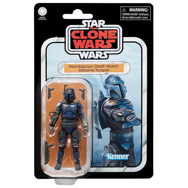 Hasbro Star Wars The Vintage Collection The Clone Wars Mandalorian Death Watch Airborne Trooper Action Figure