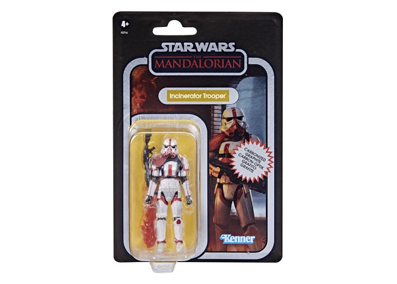 Hasbro Star Wars The Vintage Collection The Mandalorian Incinerator Troooper Carbonized Walmart Exclusive Action Figure White & Red