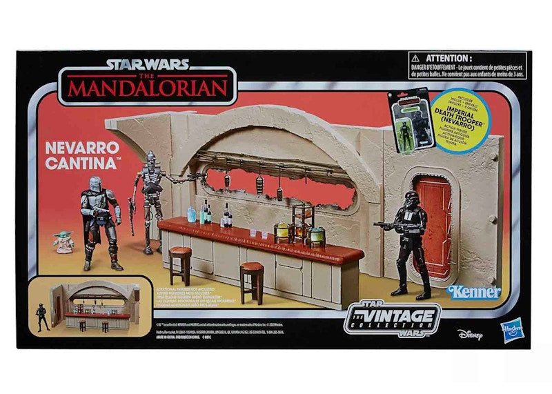 Hasbro Star Wars The Vintage Collection The Mandalorian Nevarro Cantina Action Figure Playset