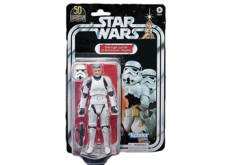 Hasbro Star WarsThe Black Series 50th George Lucas (In Stormtrooper Disguise) Action Figure White