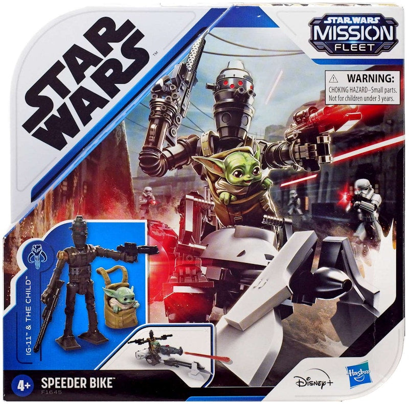 Hasbro Star Wars Mission Fleet IG-11 & The Child with Speeder Bike Vehicle & Figure