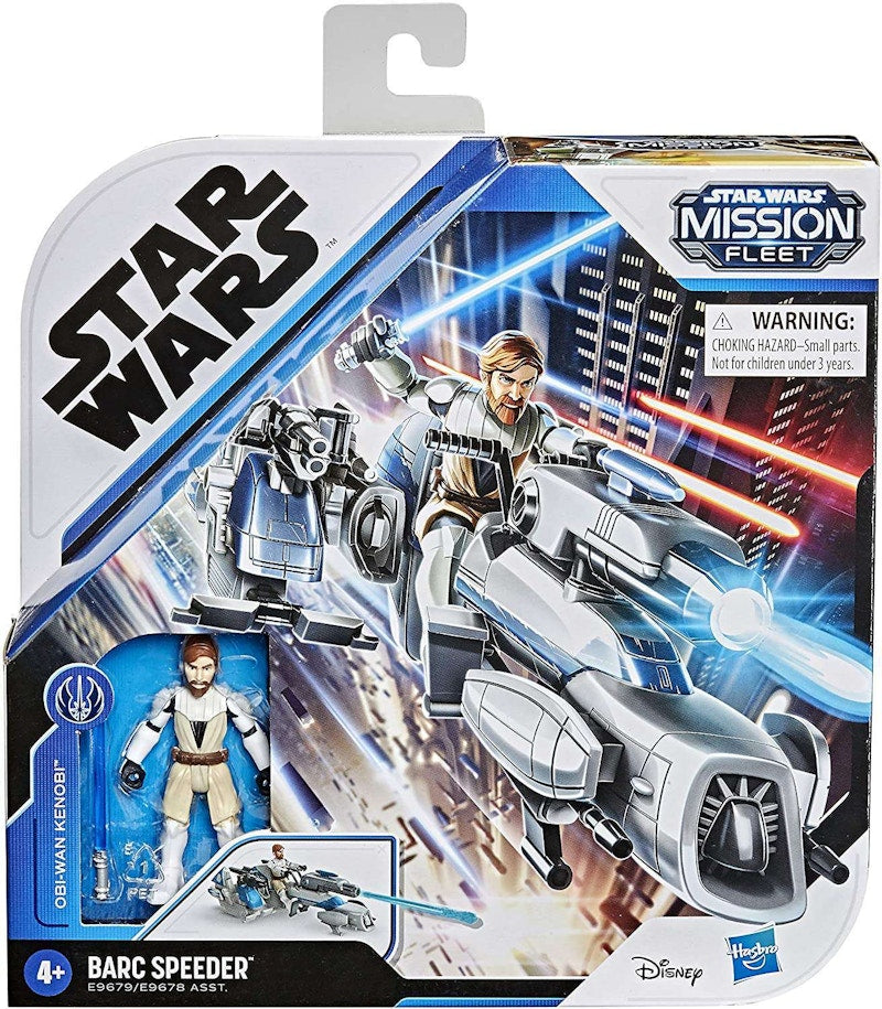 Hasbro Star Wars Mission Fleet Obi Wan Kenobi & BARC Speeder Vehicle & Figure