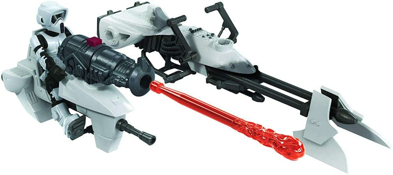 Hasbro Star Wars Mission Fleet Scout Troooper with Speeder Bike Vehicle & Figure