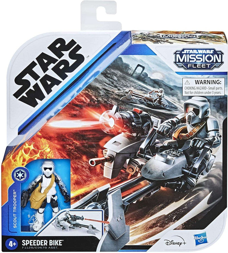 Hasbro Star Wars Mission Fleet Scout Troooper with Speeder Bike Vehicle & Figure