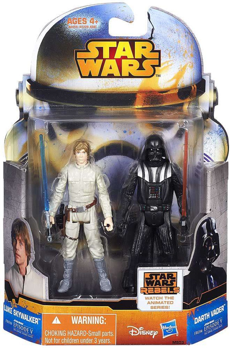 Hasbro Star Wars Mission Series Luke Skywalker & Darth Vader Action Figure (2-Pack)