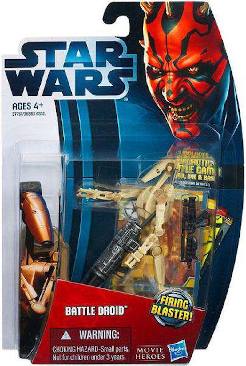 Hasbro Star Wars Movie Heroes Battle Droid RANDOM Color Action Figure