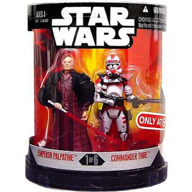 Hasbro Star Wars Order 66 Emperor Palpatine & Commander Thire Target Exclusive Action Figure (2-Pack)
