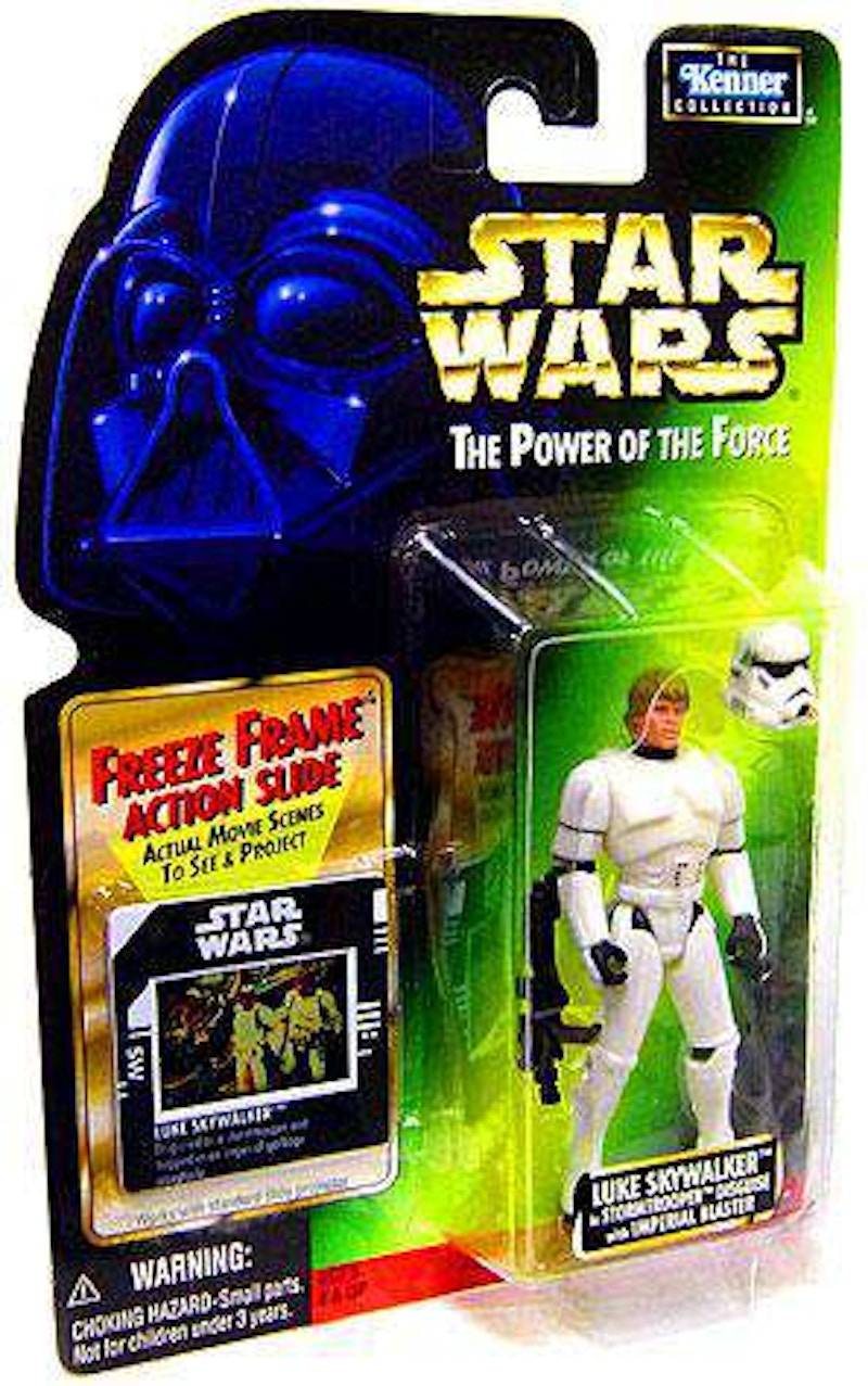 Hasbro Star Wars Power of the Force POTF2 Kenner Collection Luke Skywalker in Stormtrooper Disguise Action Figure