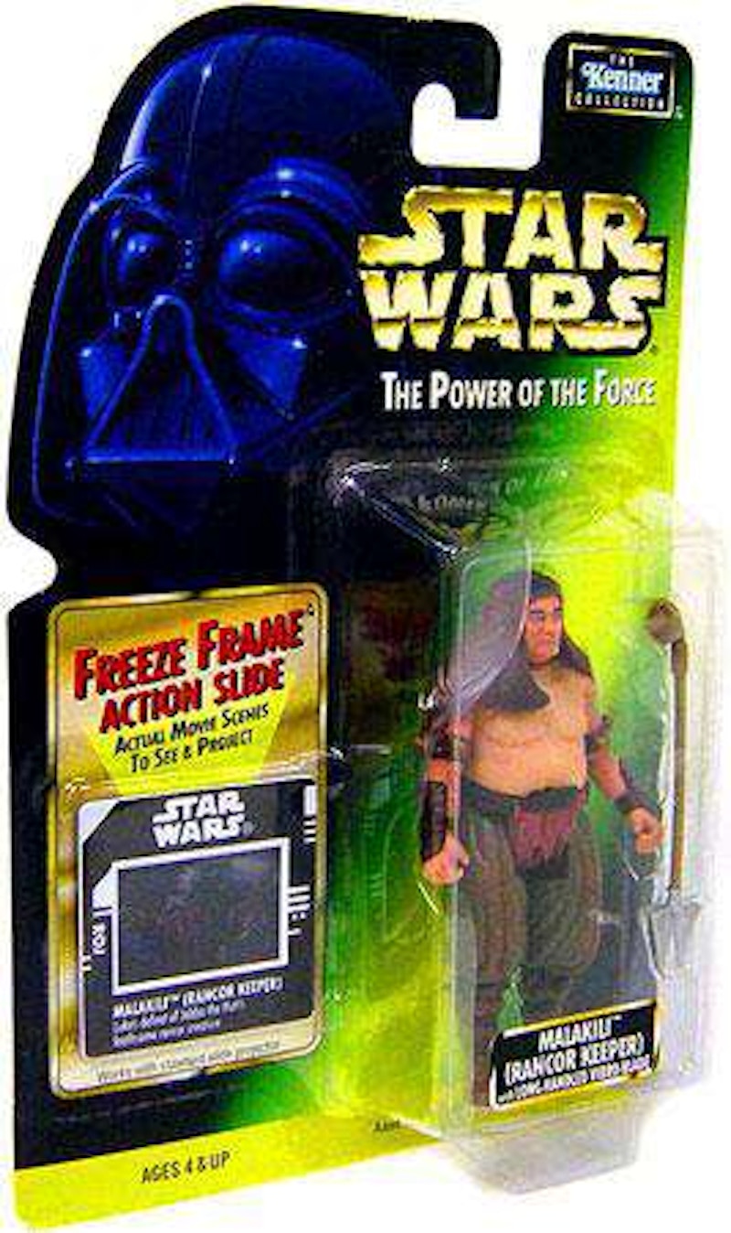 Hasbro Star Wars Power of the Force POTF2 Kenner Collection Malakili (Rancor Keeper) Action Figure