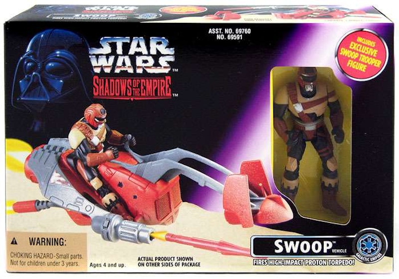 Hasbro Star Wars Power of the Force POTF2 Shadows of the Empire Swoop Bike Vehicle