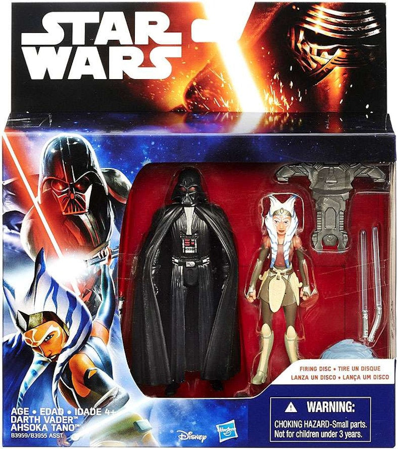 Hasbro Star Wars Rebels Darth Vader & Ahsoka Tano Action Figure (2-Pack)