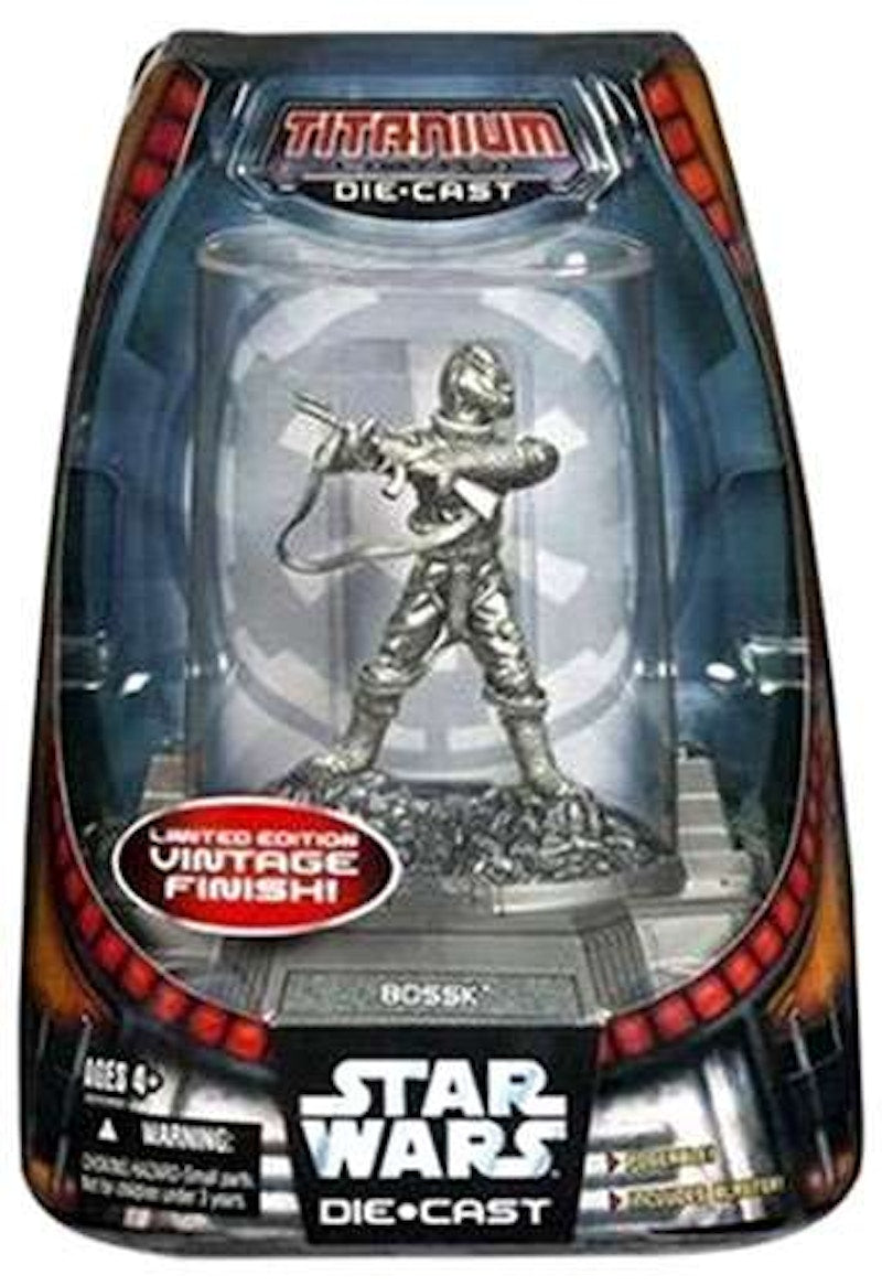 Hasbro Star Wars Titanium Series Bossk Vintage Finish Diecast Figure