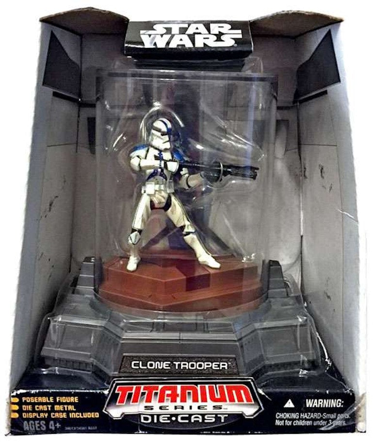 Hasbro Star Wars Titanium Series Clone Trooper Diecast Figure