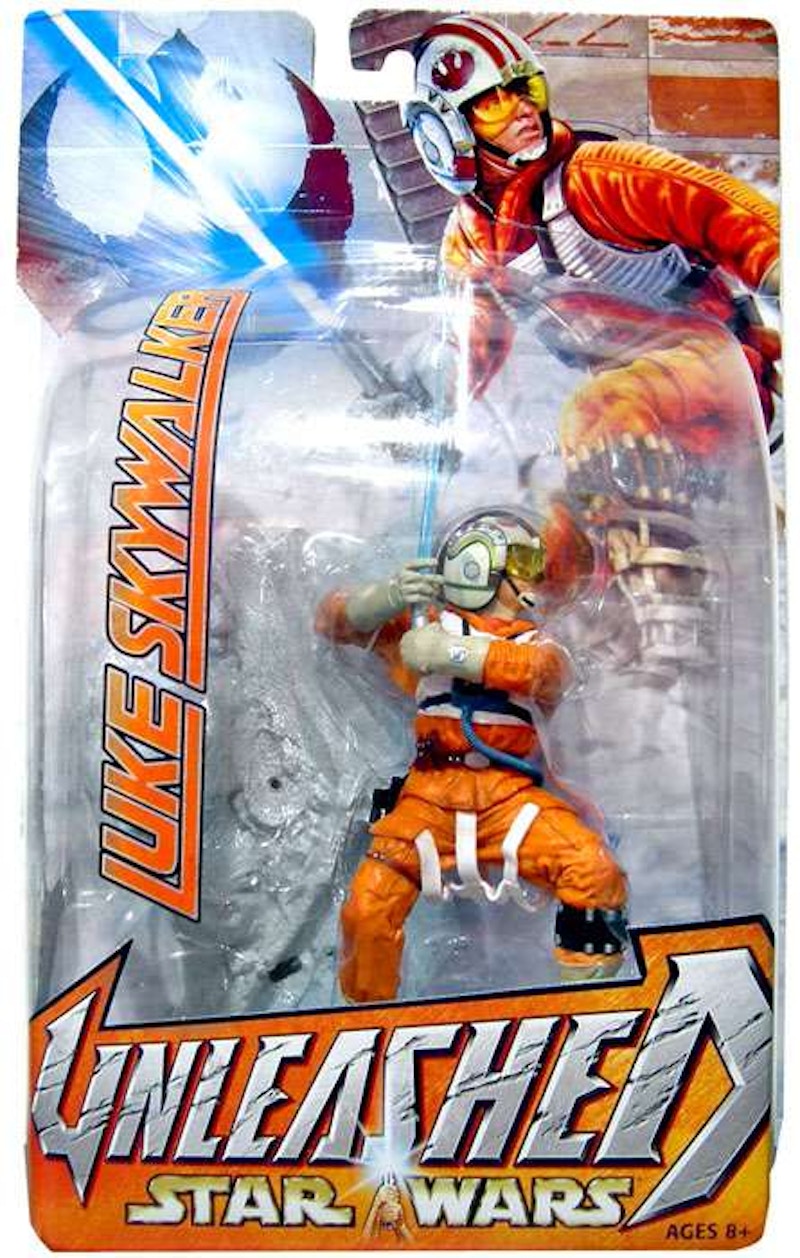 Hasbro Star Wars Unleashed Luke Skywalker Wing Pilot Action Figure