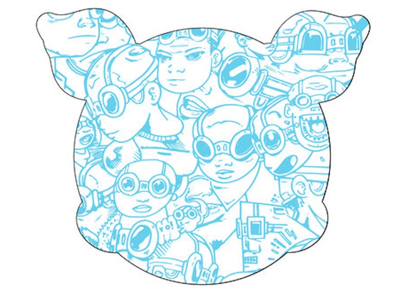 Hebru Brantley Nevermore Park - Lil Mama Pillow