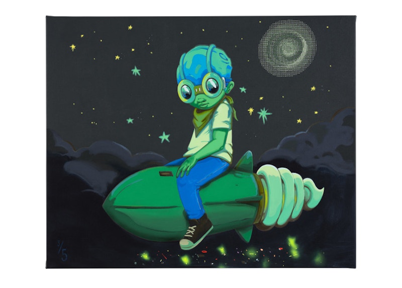 Hebru Brantley Night Flight Print (Signed, Edition of 175)