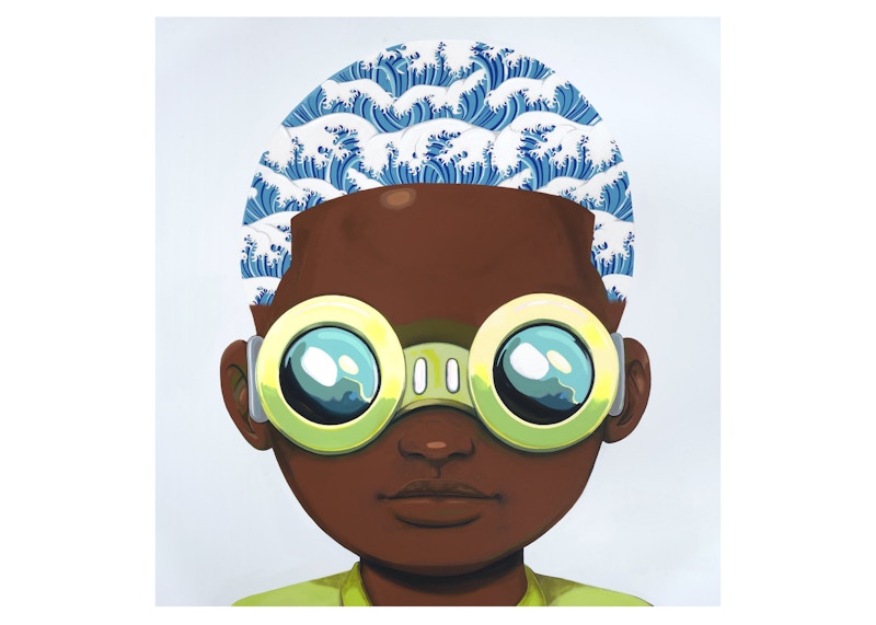 Hebru Brantley No Durag and The Water's Choppy (Waves Pt. 3) Print (Signed, Edition of 160)