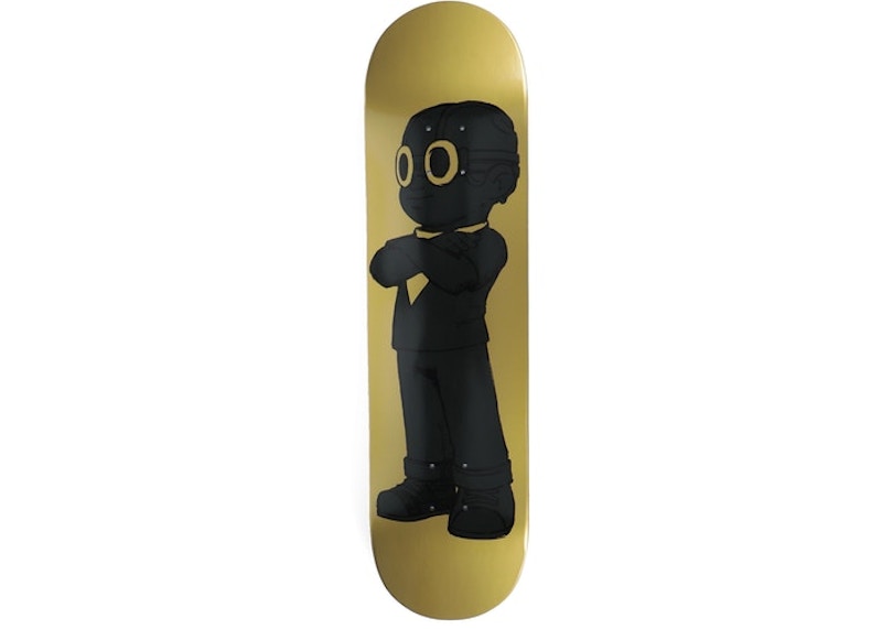 Hebru Brantley The Great Debate Skate Deck Gold Edition