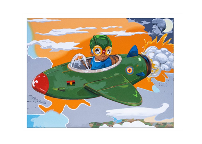 Hebru Brantley When The Wind Is At Your Back Print (Signed, Edition of 175)