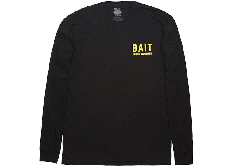 Hebru Brantley x BAIT Fly Boy L/S Tee Black