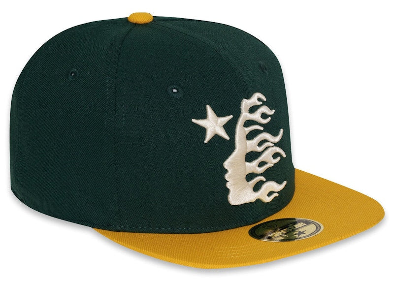 Hellstar Baseball Fitted Hat Green