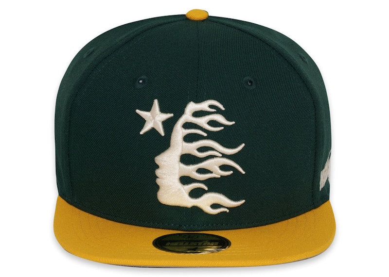 Hellstar Baseball Fitted Hat Green