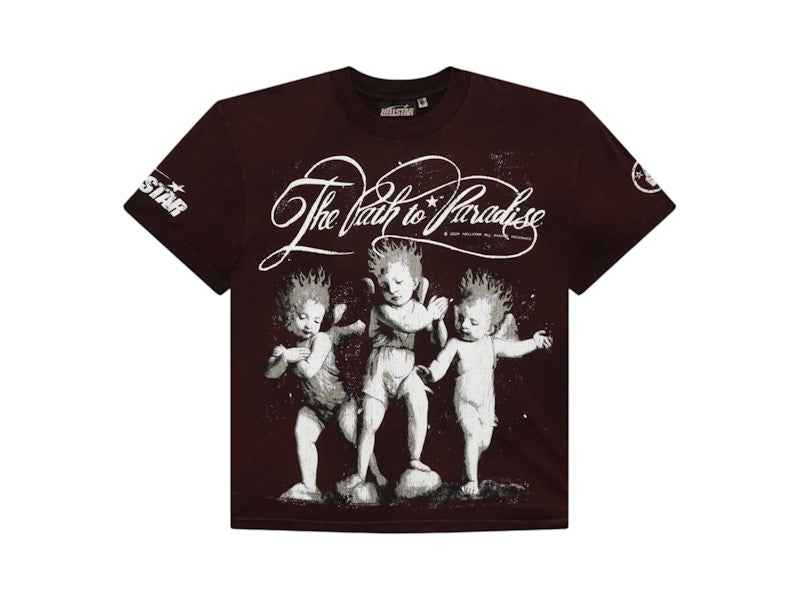 Hellstar Cherubs T-Shirt Brown