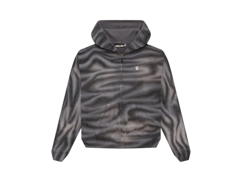 Hellstar Classic Logo Airbrush Zip-Up White