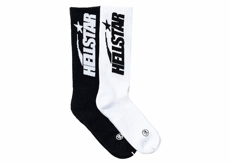 Hellstar Classic Socks (2 Pack) White/Black