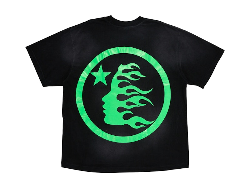 Hellstar Classic T-shirt (Gel Print) Black/Green