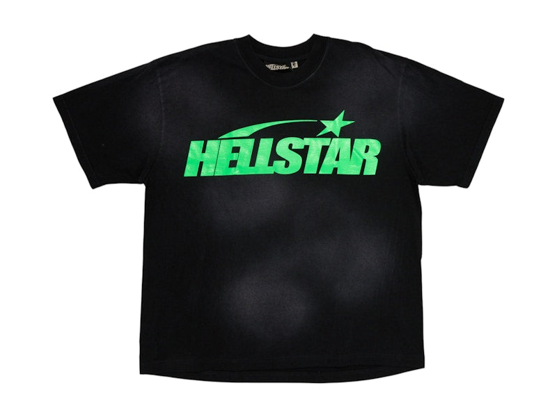 Hellstar Classic T-shirt (Gel Print) Black/Green