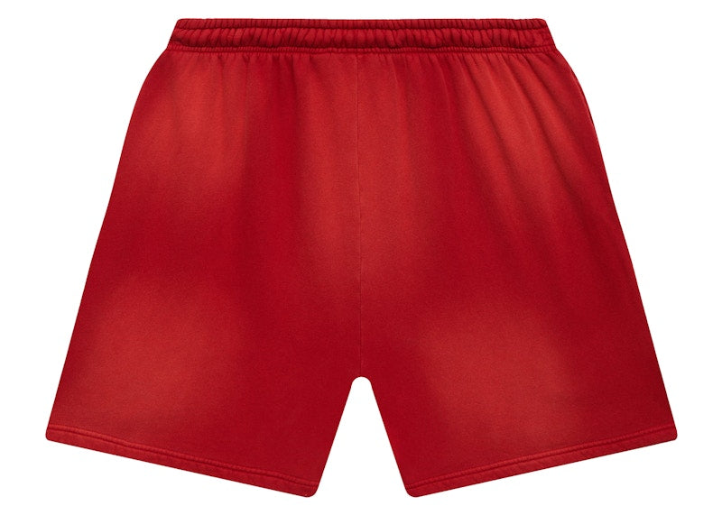 Hellstar Flame Shorts Red