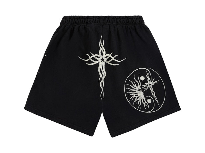 Hellstar Flame Yang Short Black
