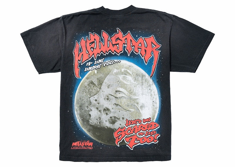 Hellstar Full Moon T-shirt Black