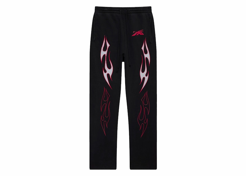 Hellstar Future Flame Sweatpants Black