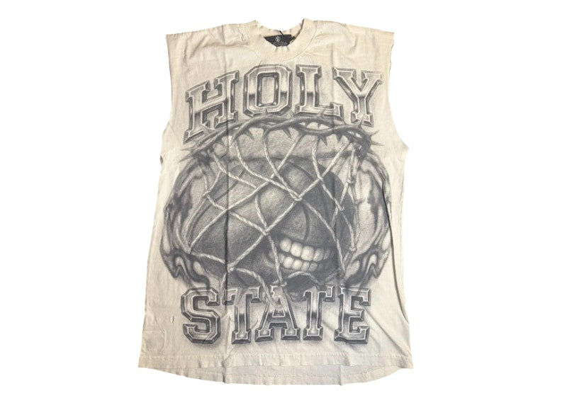 Hellstar Holy State Sleeveless T-shirt White