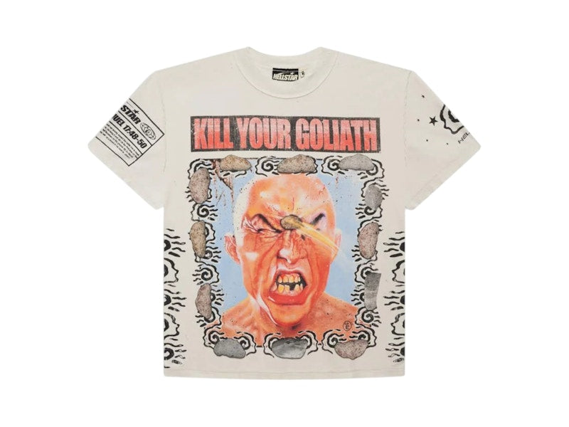 Hellstar Kill Your Goliath T-Shirt White