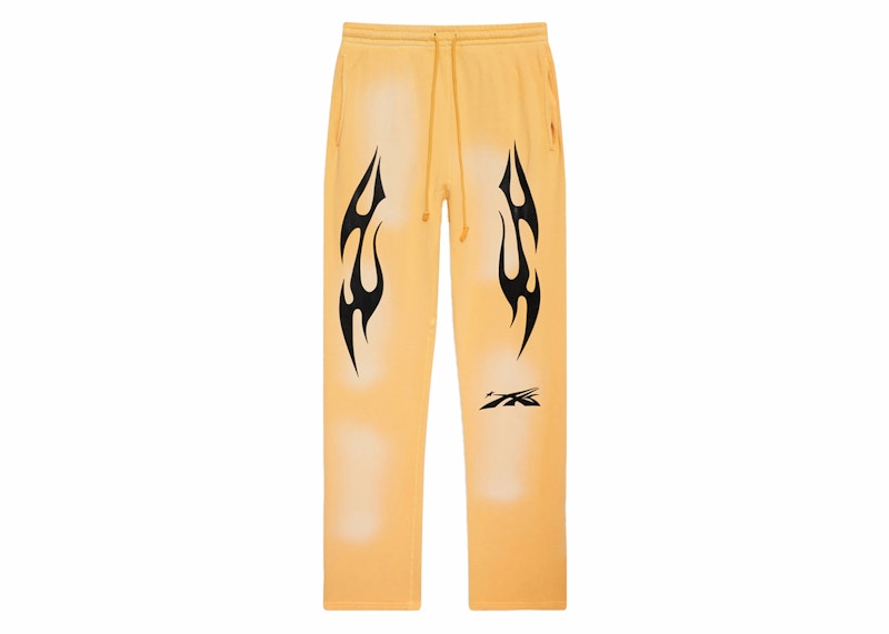 Hellstar Logo Sweatpants Yellow