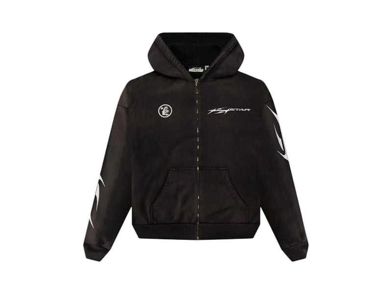 Hellstar Logo Zip-Up Black