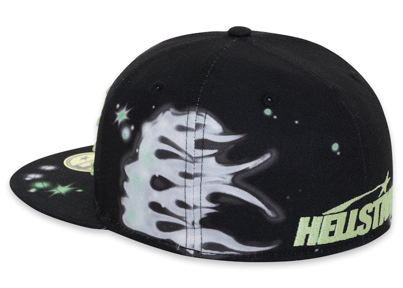 Hellstar NY Snapback Graffiti Hat Black/Neon