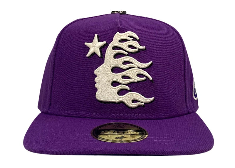 Hellstar OG Logo Fitted 59Fifty Hat Purple