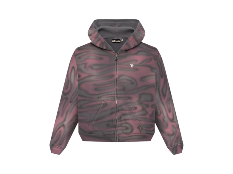 Hellstar Path To Paradise Airbrush Zip-Up Pink