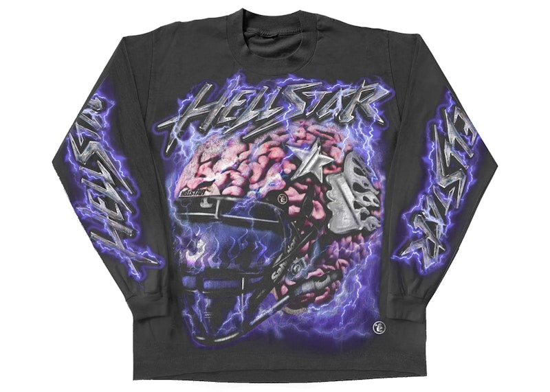 Hellstar Powered By The Star L/S Tee Black