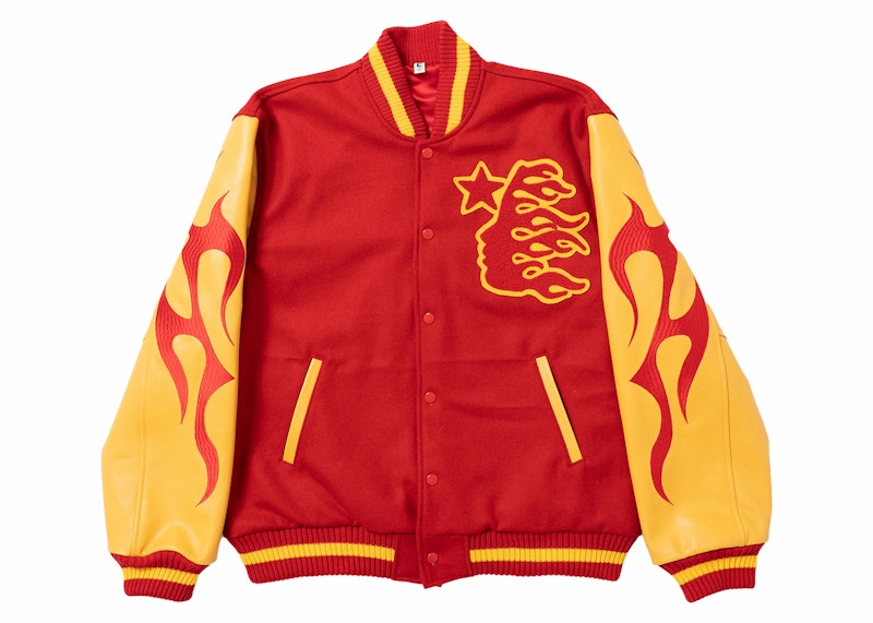 Hellstar Records Werewolf Letterman Jacket Red/Yellow