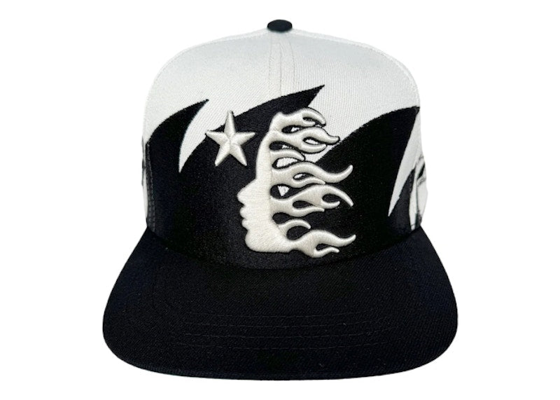 Hellstar Sharkteeth Snapback Hat Off White/Black