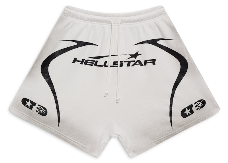 Hellstar Warm Up Shorts White